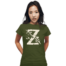 Load image into Gallery viewer, Secret_Shirts Fitted Shirts, Woman / Small / Military Green Legacy
