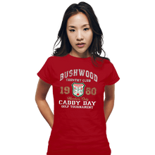 Load image into Gallery viewer, Secret_Shirts Fitted Shirts, Woman / Small / Red Bushwood Caddy
