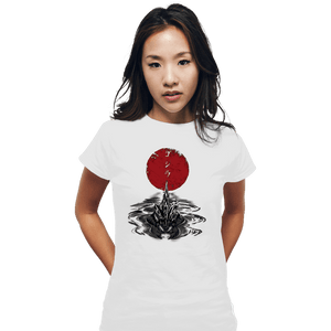 Shirts Fitted Shirts, Woman / Small / White Red Sun Alpha Predator
