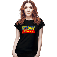 Load image into Gallery viewer, Secret_Shirts Fitted Shirts, Woman / Small / Black Poppy Story
