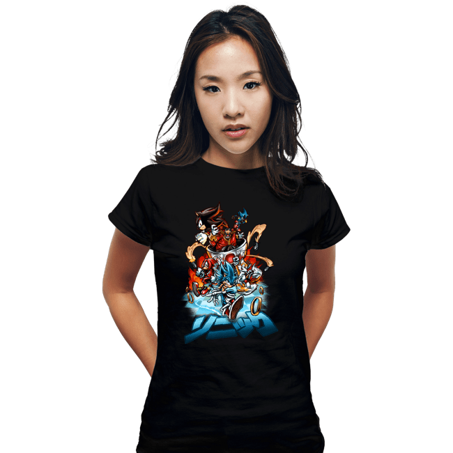 Daily_Deal_Shirts Fitted Shirts, Woman / Small / Black Universe Speed