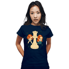 Load image into Gallery viewer, Shirts Fitted Shirts, Woman / Small / Navy Gambit
