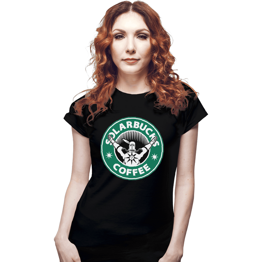 Shirts Fitted Shirts, Woman / Small / Black Wake Up And Praise The Coffee