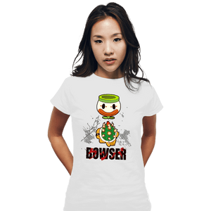 Secret_Shirts Fitted Shirts, Woman / Small / White Akira Bowser