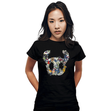 Load image into Gallery viewer, Shirts Fitted Shirts, Woman / Small / Black Hollow Crew
