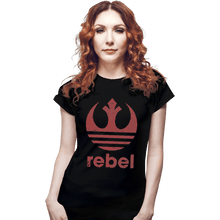 Load image into Gallery viewer, Shirts Fitted Shirts, Woman / Small / Black The Rebel Classic
