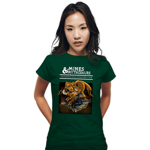 Secret_Shirts Fitted Shirts, Woman / Small / Irish Green Mines And Mithosaurs