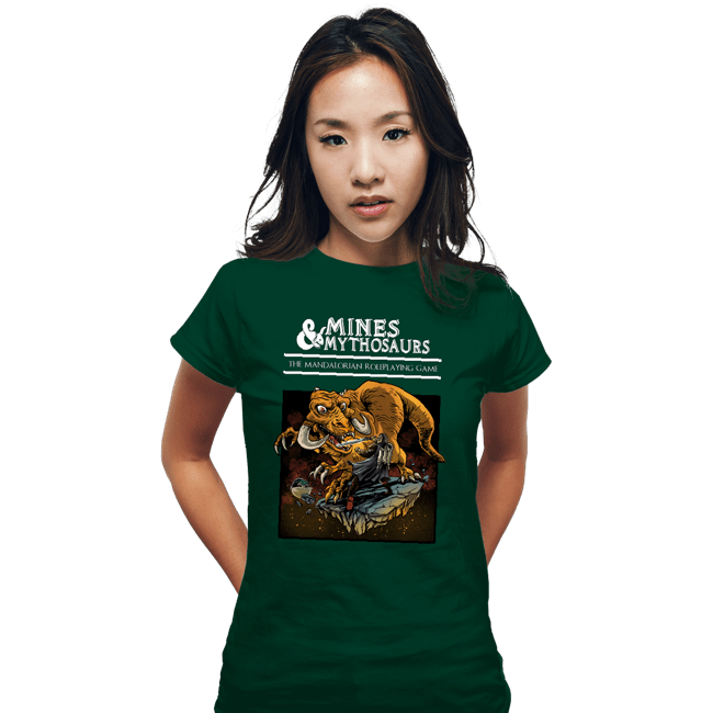 Secret_Shirts Fitted Shirts, Woman / Small / Irish Green Mines And Mithosaurs