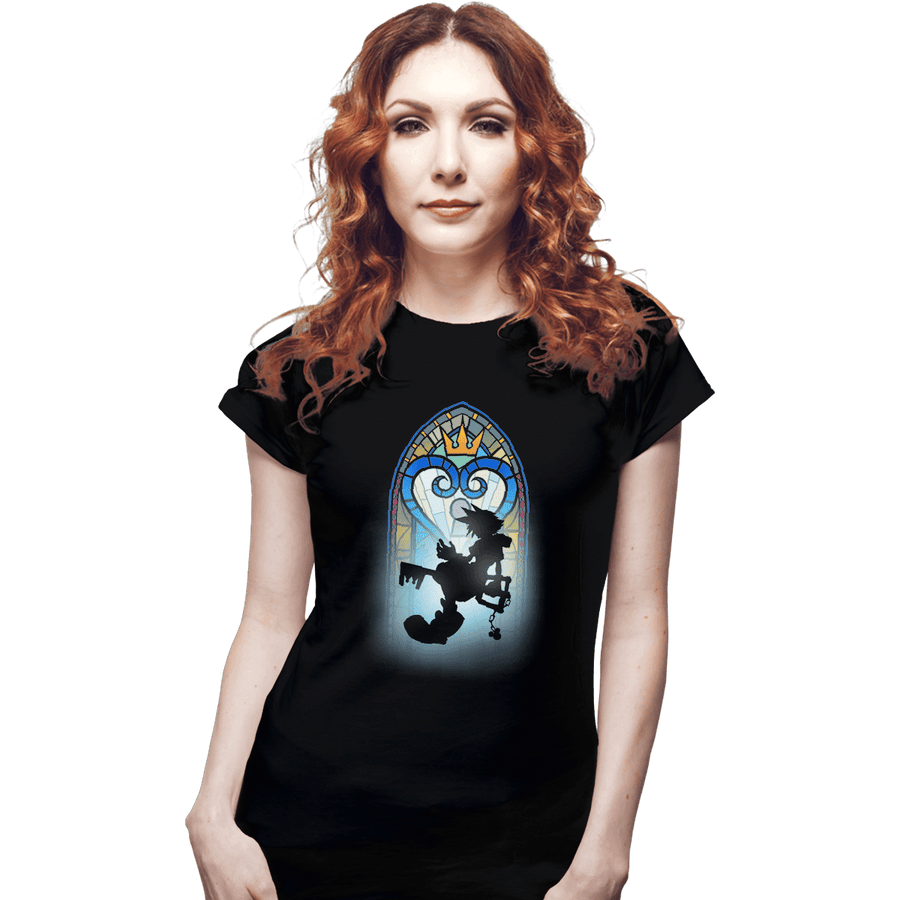 Shirts Fitted Shirts, Woman / Small / Black Heart Window