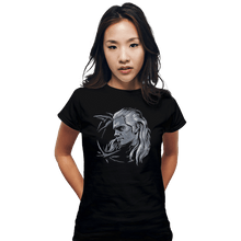 Load image into Gallery viewer, Shirts Fitted Shirts, Woman / Small / Black Monster Slayer
