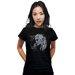 Shirts Fitted Shirts, Woman / Small / Black Monster Slayer