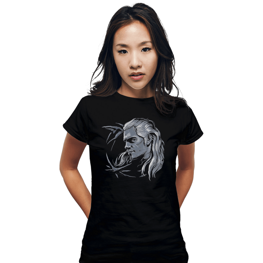 Shirts Fitted Shirts, Woman / Small / Black Monster Slayer