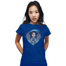 Load image into Gallery viewer, Daily_Deal_Shirts Fitted Shirts, Woman / Small / Royal Blue The Goth Bride
