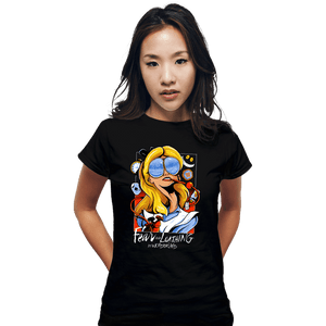 Secret_Shirts Fitted Shirts, Woman / Small / Black Loathing In Wonderland