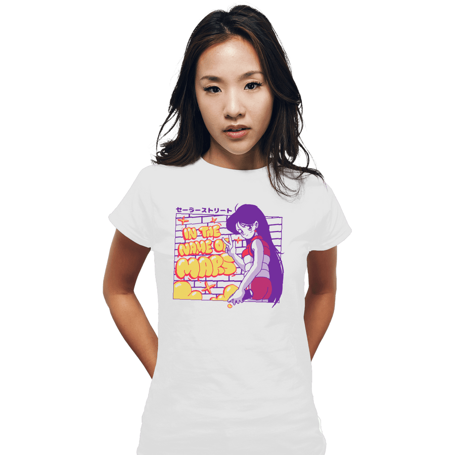 Shirts Fitted Shirts, Woman / Small / White Mars Street