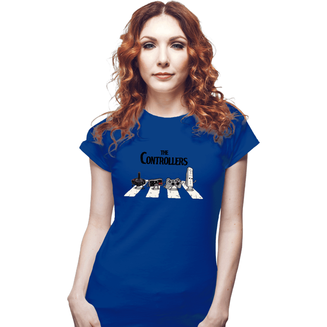Secret_Shirts Fitted Shirts, Woman / Small / Royal Blue The Controllers