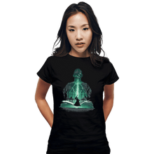 Load image into Gallery viewer, Shirts Fitted Shirts, Woman / Small / Black The 7th Book Of Magic
