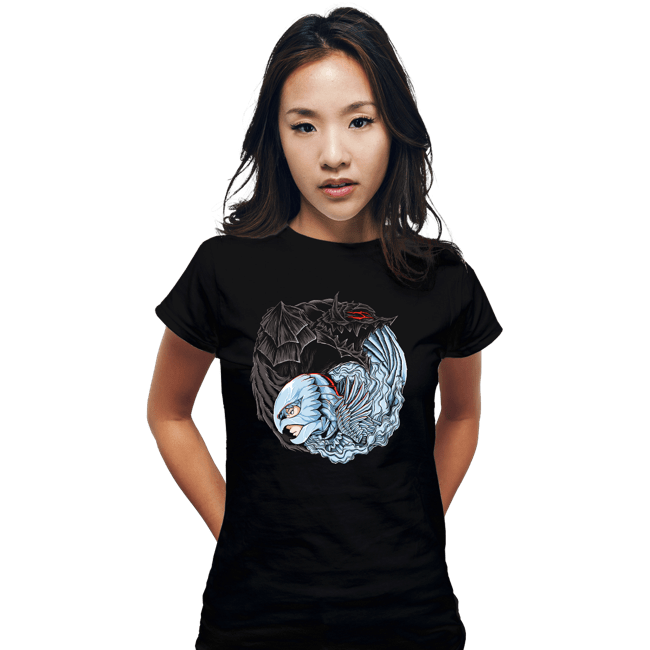 Daily_Deal_Shirts Fitted Shirts, Woman / Small / Black The Falcon And The Beast