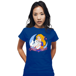 Secret_Shirts Fitted Shirts, Woman / Small / Royal Blue USA Sailor Moon