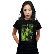 Load image into Gallery viewer, Daily_Deal_Shirts Fitted Shirts, Woman / Small / Black Zoro Model Sprue

