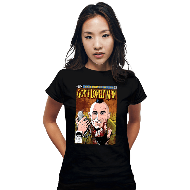 Secret_Shirts Fitted Shirts, Woman / Small / Black God's Lonely Man