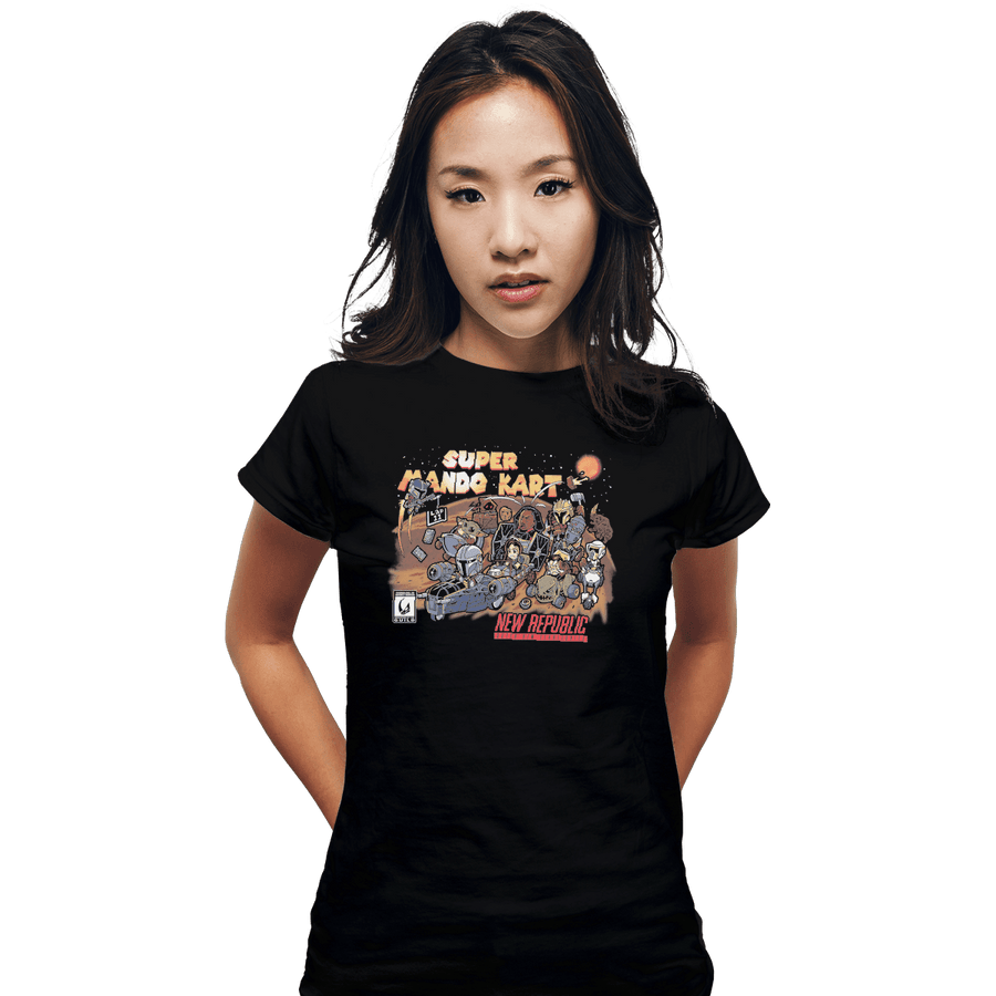 Shirts Fitted Shirts, Woman / Small / Black Bounty Hunter Kart