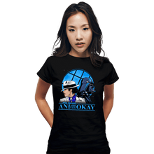 Load image into Gallery viewer, Secret_Shirts Fitted Shirts, Woman / Small / Black Ok Ani
