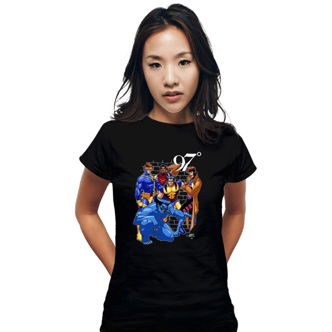 Daily_Deal_Shirts Fitted Shirts, Woman / Small / Black Mutant 97 Heads