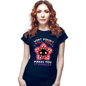 Secret_Shirts Fitted Shirts, Woman / Small / Navy Makes You Stranger