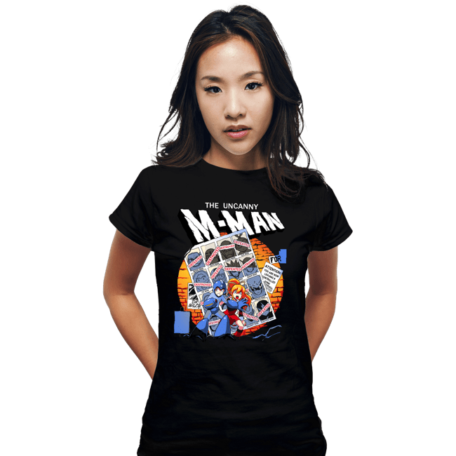 Secret_Shirts Fitted Shirts, Woman / Small / Black Uncanny M-Man