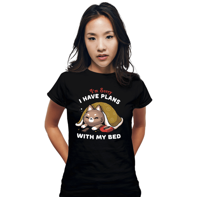 Shirts Fitted Shirts, Woman / Small / Black I Have Plans