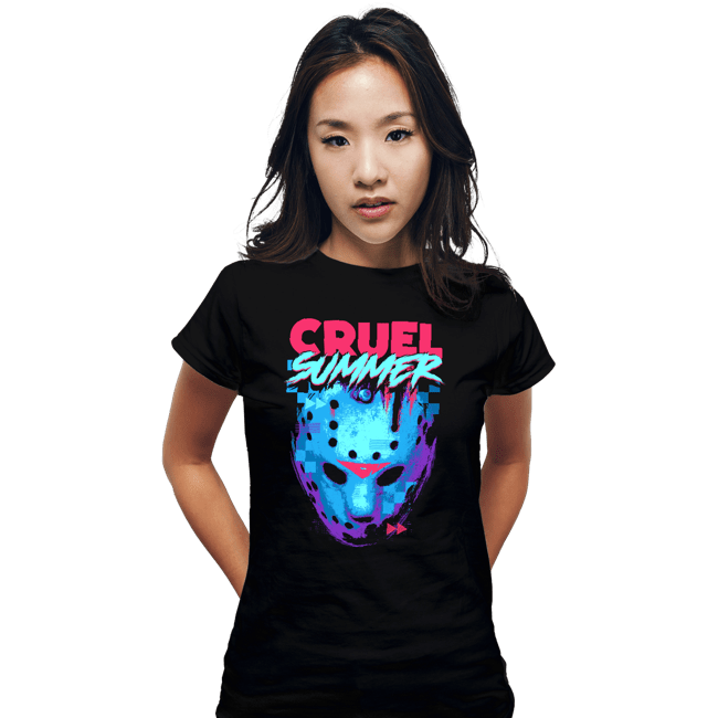Secret_Shirts Fitted Shirts, Woman / Small / Black Cruel Summer 86