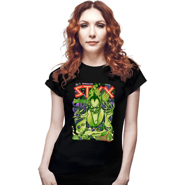 Daily_Deal_Shirts Fitted Shirts, Woman / Small / Black The Underworld's Styx