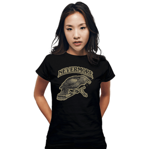 Shirts Fitted Shirts, Woman / Small / Black Nevermore