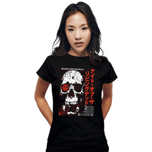 Daily_Deal_Shirts Fitted Shirts, Woman / Small / Black The Living Dead