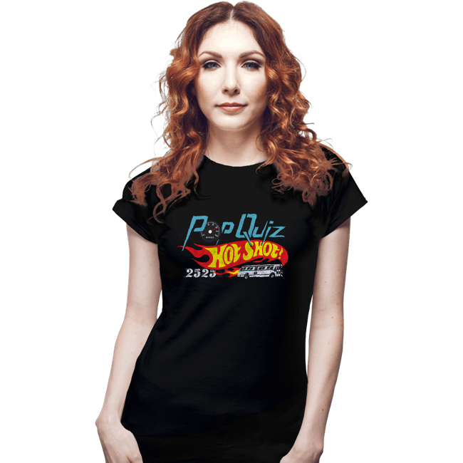 Daily_Deal_Shirts Fitted Shirts, Woman / Small / Black Pop Quiz