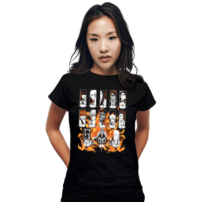 Shirts Fitted Shirts, Woman / Small / Black Captain