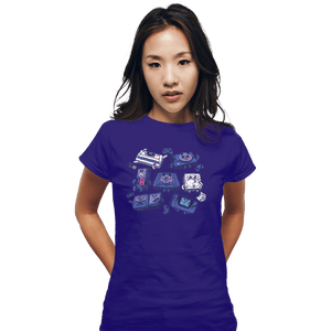 Shirts Fitted Shirts, Woman / Small / Violet Segies