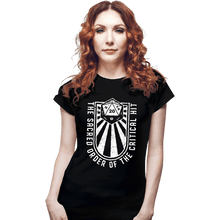Load image into Gallery viewer, Secret_Shirts Fitted Shirts, Woman / Small / Black The Sacred Order
