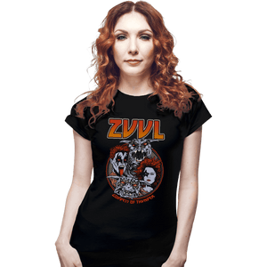 Shirts Fitted Shirts, Woman / Small / Black Zuul Metal