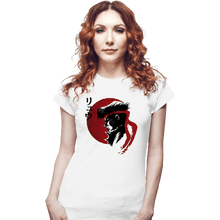 Load image into Gallery viewer, Shirts Fitted Shirts, Woman / Small / White Red Sun Fighter
