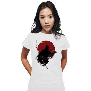 Shirts Fitted Shirts, Woman / Small / White Darth Samurai