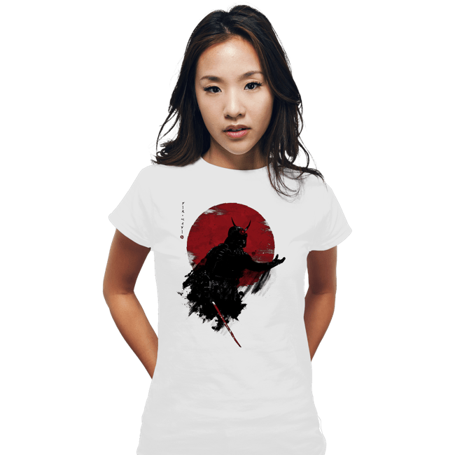 Shirts Fitted Shirts, Woman / Small / White Darth Samurai