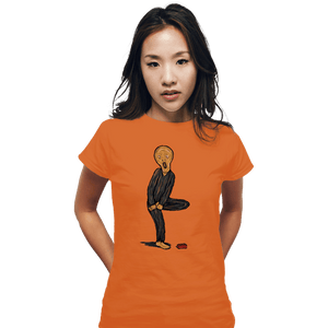 Shirts Fitted Shirts, Woman / Small / Orange The Scream Of Pain