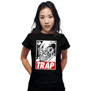 Shirts Fitted Shirts, Woman / Small / Black Trap
