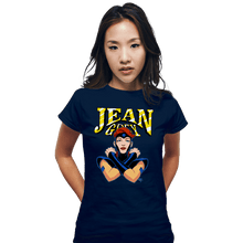 Load image into Gallery viewer, Daily_Deal_Shirts Fitted Shirts, Woman / Small / Navy Jean Grey 97
