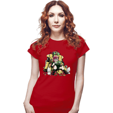 Load image into Gallery viewer, Secret_Shirts Fitted Shirts, Woman / Small / Red Robo Upgrade
