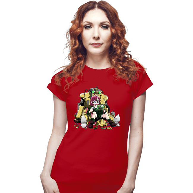Secret_Shirts Fitted Shirts, Woman / Small / Red Robo Upgrade