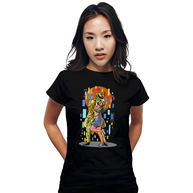 Daily_Deal_Shirts Fitted Shirts, Woman / Small / Black The Mask Kiss