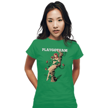 Load image into Gallery viewer, Shirts Fitted Shirts, Woman / Small / Irish Green Playgotham Ivy
